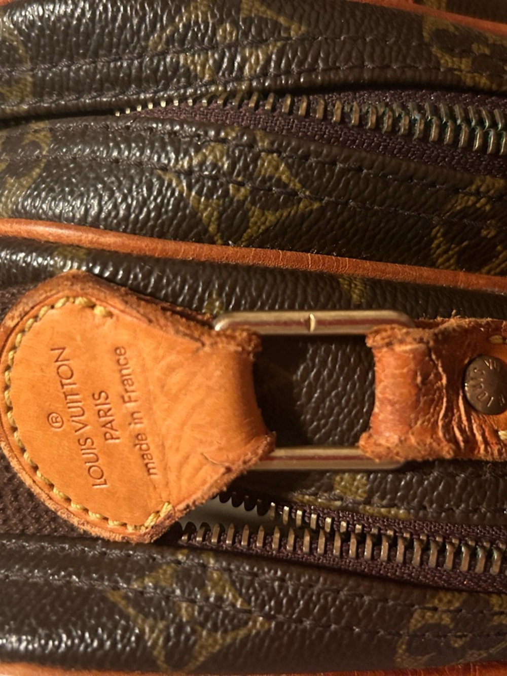 Louis Vuitton Monogram Canvas Crossbody Bag in Brown reporter monogram PM vintag - Picture 7 of 8